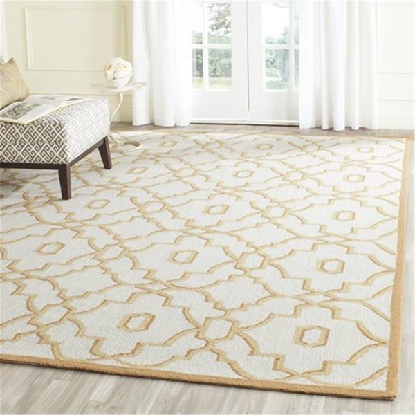 Safavieh Four Seasons Hand Hooked Rectangle Rug- Ivory - Tan- 8 x 10 ft. FRS237J-8